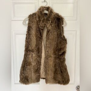 Vintage BR Cinched Waist Fur Vest